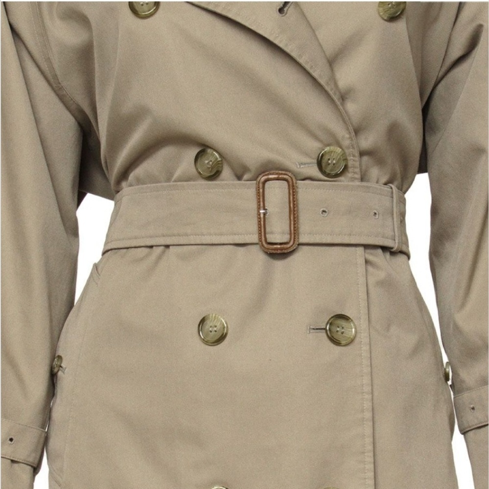 Vintage Burberry Wool Lined Trench Coat - Picture 5 of 8